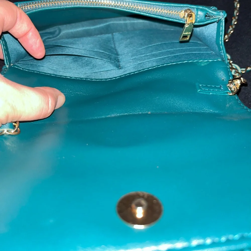 BEBE teal purse - Picture 2 of 5